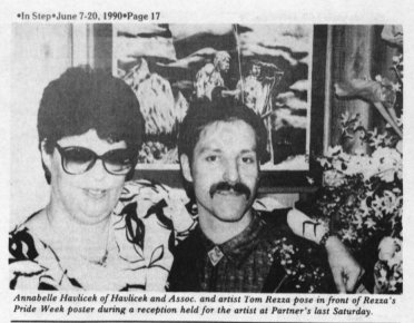 Annabelle Havlicek and Tom Rezza